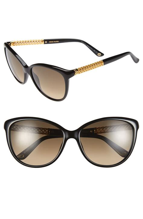 gucci 57mm square sunglasses men|Gucci oversized cat eye sunglasses.